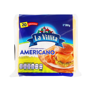 QUESO AMERICANO LA VILLITA 350  GR.