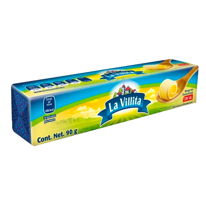 MARGARINA LA VILLITA CON SAL 90  GR.