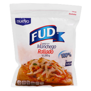 QUESO MANCHEGO RALLADO FUD 200  GR.