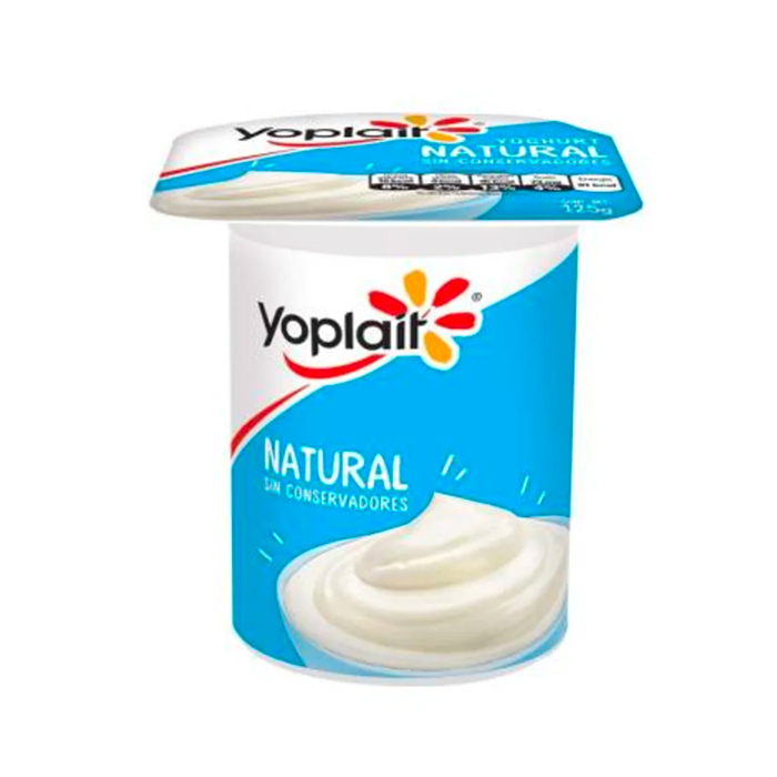 YOGHURT BATIDO NATURAL YOPLAIT DE 125 GRS 125  GR.