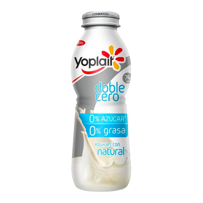 YOGHURT PARA BEBER YOPLAIT DOBLE CERO NATURAL 220  GR.