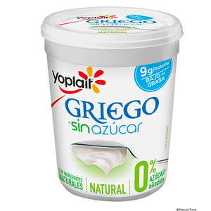 YOGHURT GRIEGO YOPLAIT NATURAL SIN AZUCAR 1  KG.