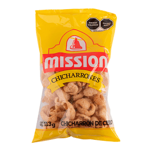 CHICHARRON DE CERDO NATURAL MISSION 113  GR.