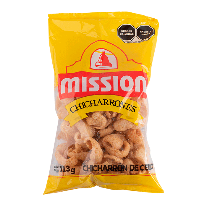 CHICHARRON DE CERDO NATURAL MISSION 113  GR.