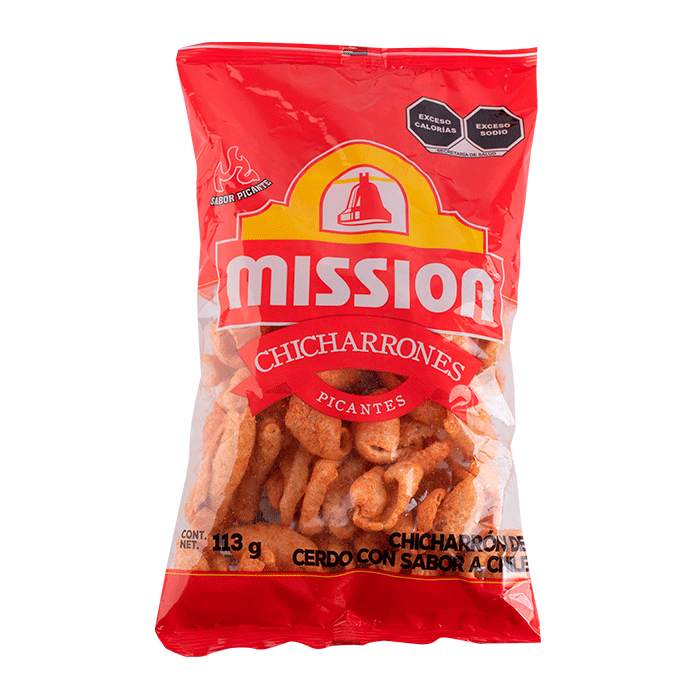 CHICHARRON DE CERDO PICANTE MISSION 113  GR.