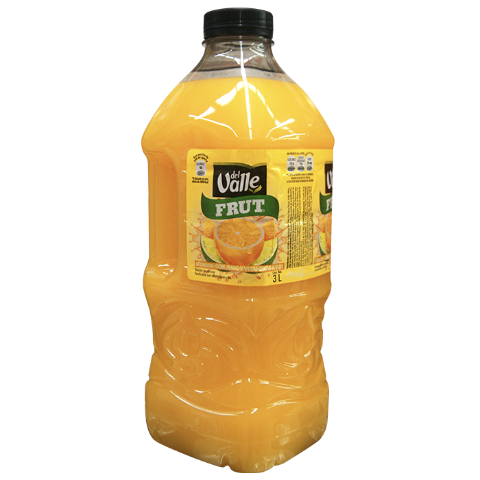 VALLE FRUT NARANJA N/R PET 3  LT.