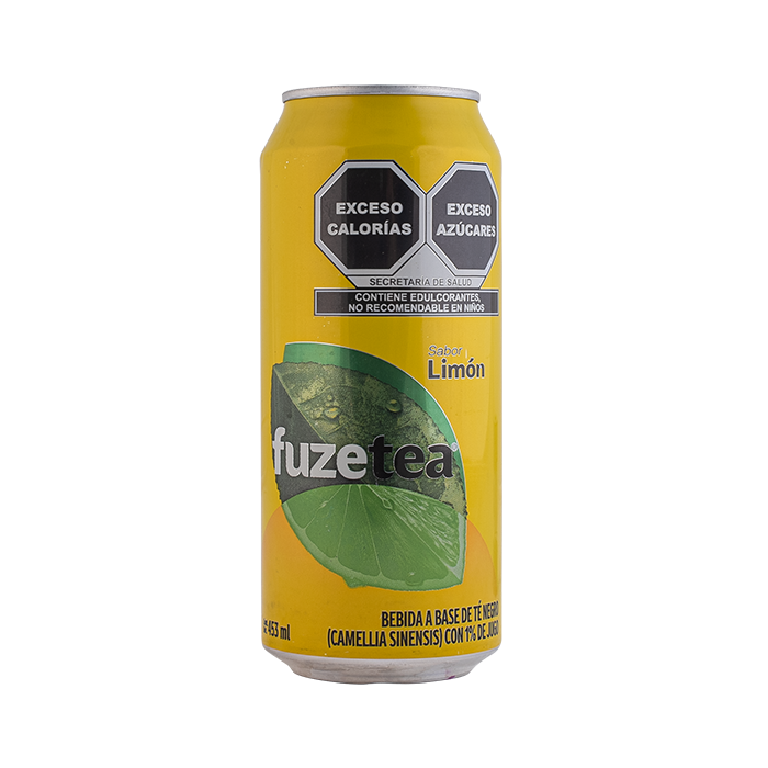 FUZE TEA NEGRO LIMON LATA 453ML 453  ML.