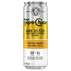 HARD SELTZER TOPO CHICO MANGO LATA 355  ML.