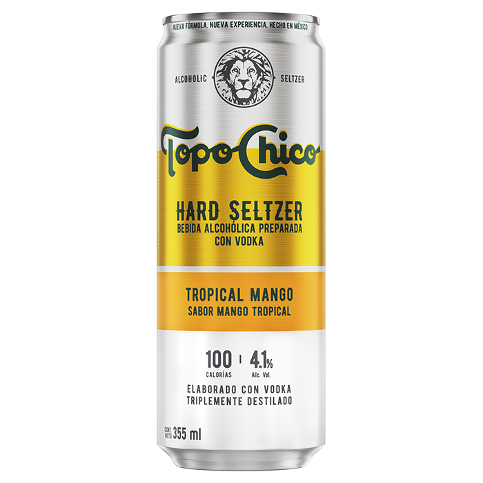 HARD SELTZER TOPO CHICO MANGO LATA 355  ML.