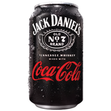 COCA COLA CON JACK DANIELS LATA 350 ML 350  ML.