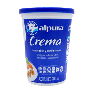 CREMA ACIDA ALPURA 900  ML.