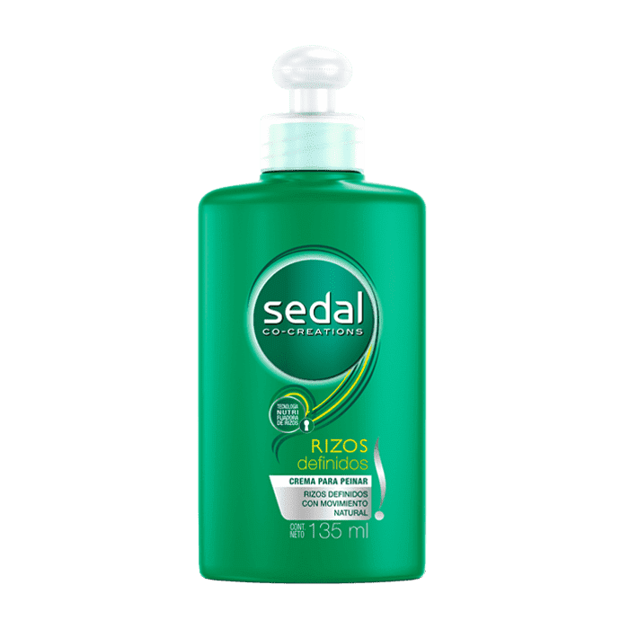 CREMA PARA PEINAR SEDAL RIZOS DEFINIDOS 135  ML.