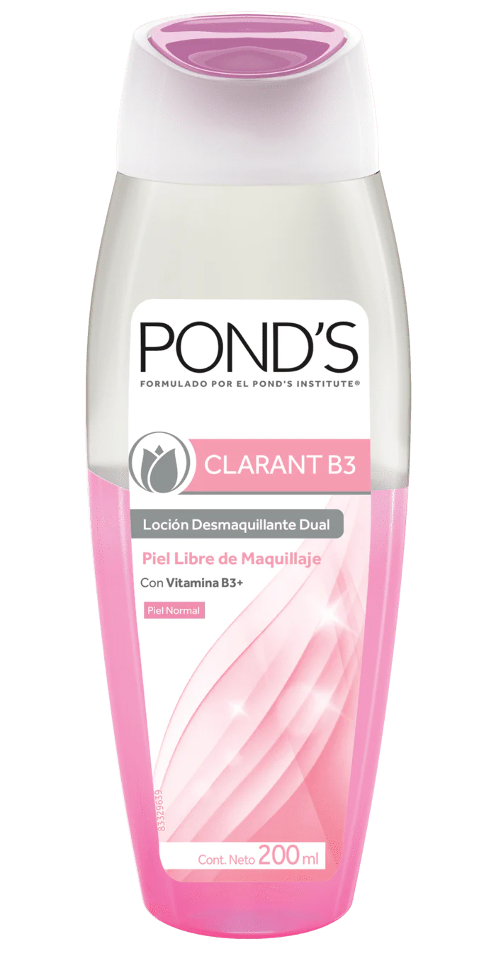 LOCION LIMPIADORA PONDS CLARANT B3 DUAL 200  ML.