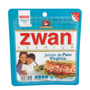 JAMON DE PAVO VIRGINIA ZWAN PREMIUM 250  GR.