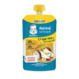 GERBER JUNIOR PAPILLA DE FRUTAS MIXTAS  POUCH 95  GR.