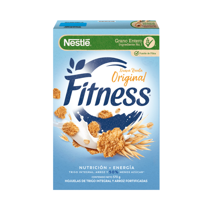 CEREAL HOJUELAS FITNESS DE TRIGO INTEGRAL ARROZ Y MAÍZ 570  GR.