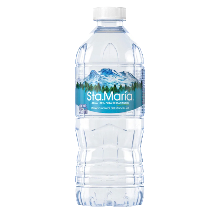 AGUA PURIFICADA SANTA MARIA 355  ML.