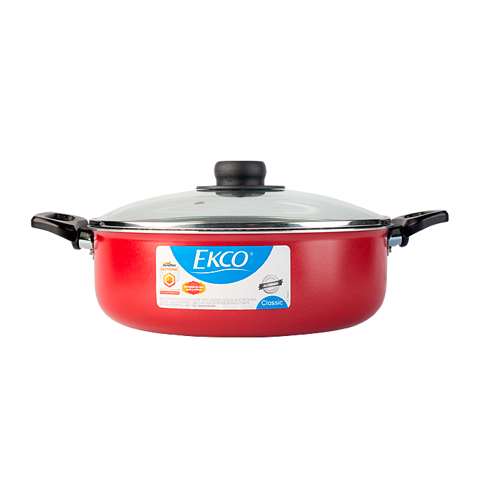 CACEROLA CLASSIC ROJO 24 CM EKCO 1  PZA.