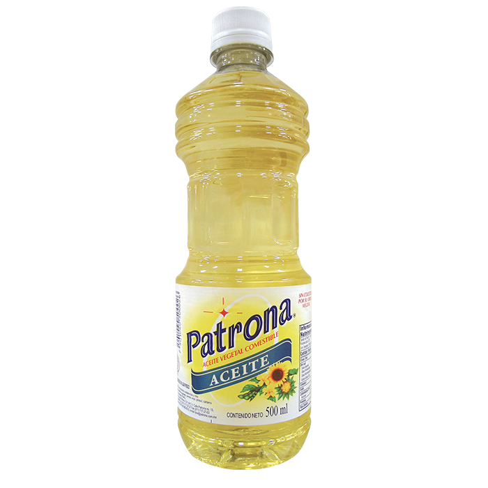 ACEITE VEGETAL MIXTO PATRONA BOTELLA 500  ML.