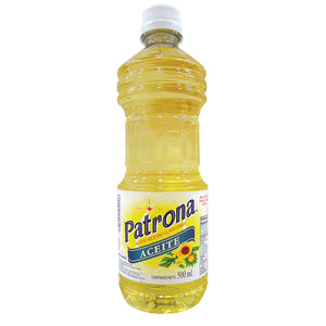 ACEITE VEGETAL MIXTO PATRONA BOTELLA 500  ML.