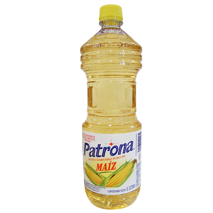 ACEITE DE MAIZ PATRONA BOTELLA 1  LT.