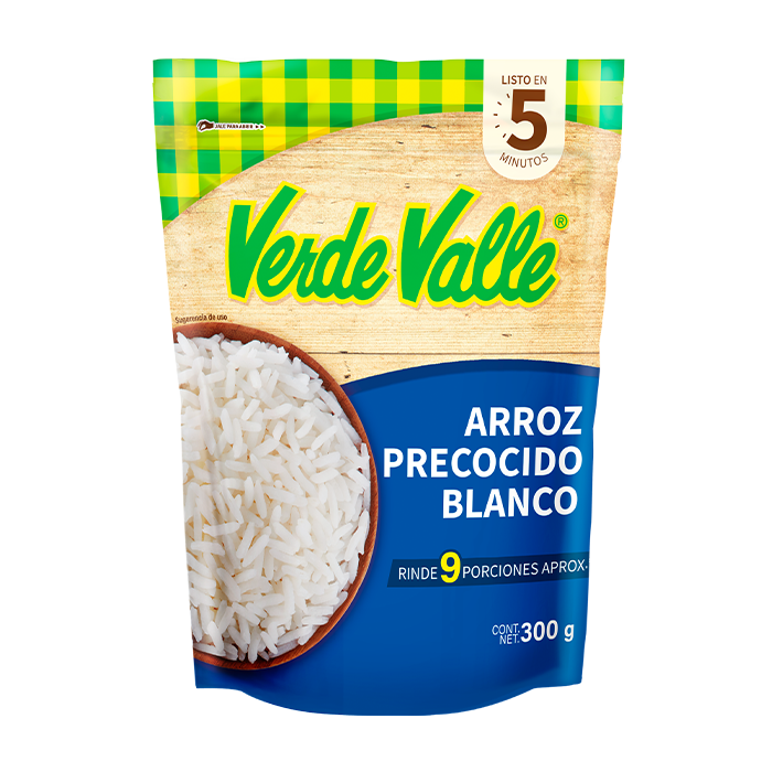 ARROZ PRECOCIDO VERDE VALLE 300  GR.