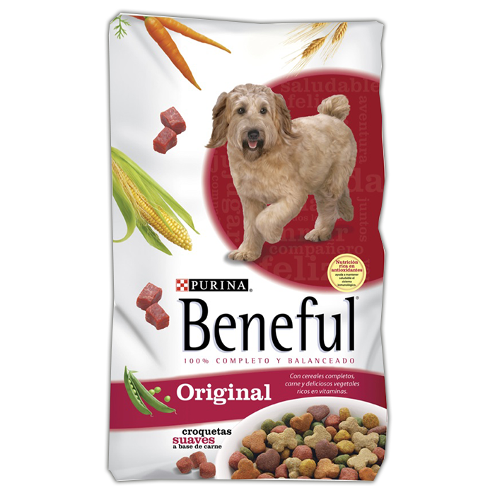 ALIMENTO PARA PERRO BENEFUL ORIGINAL 25% PROTEÍNA BOLSA 2  KG.