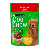 ALIMENTO PARA PERRO DOG CHOW ADULTOS CARNE POUCH 100  GR.