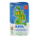 HARINA DE MAIZ  AZUL MASECA PAQUETE 1  KG.