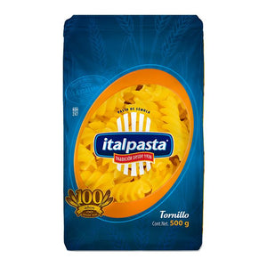 PASTA PARA SOPA SEMOLA TORNILLO ITALPASTA BOLSA 500  GR.