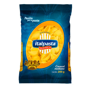 PASTA PARA SOPA CARACOL MEDIANO ITALPASTA 200  GR.