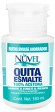 QUITA ESMALTE NUVEL 100% ACETONA 180  ML.