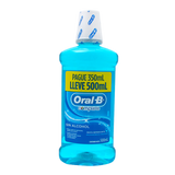 ENJUAGUE BUCAL ORAL B COMPLETE MENTA 500  ML.