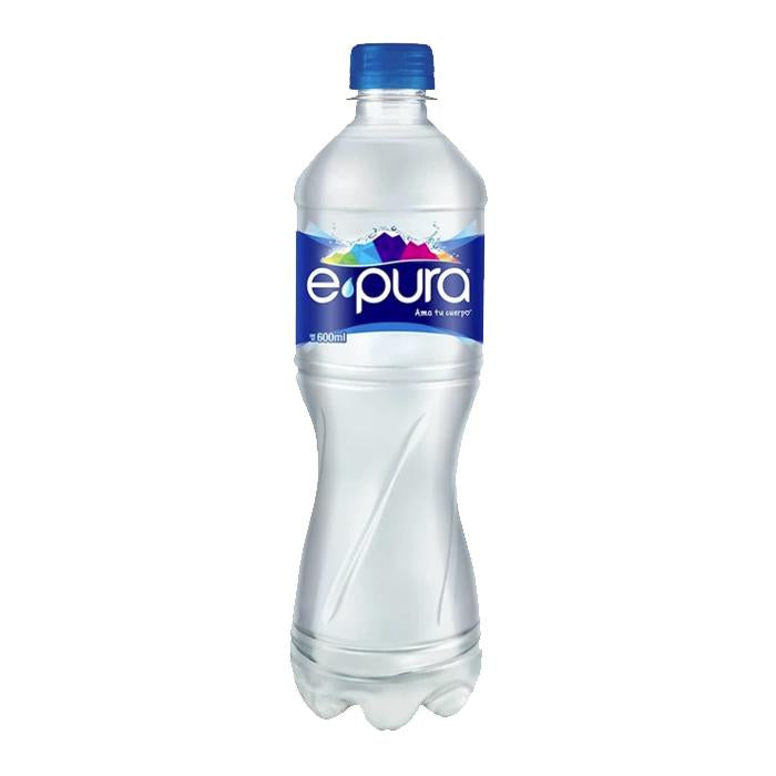 AGUA PURIFICADA  E PURA 600  ML.