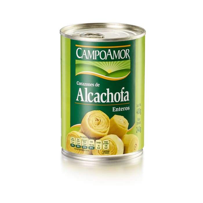 CORAZON DE ALCACHOFA CAMPOAMOR LATA 400  GR.