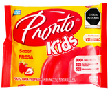 GELATINA PRONTO KIDS CON VITAMINA C SABOR FRESA BOLSA 120  GR.