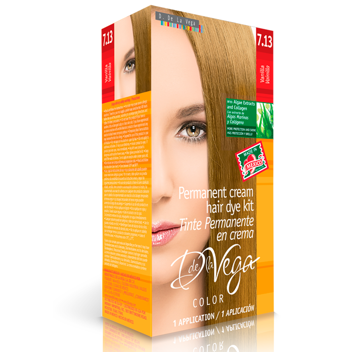 TINTE EN CREMA D. DE LA VEGA FOR WOMEN COLOR 7.13 VAINILLA 1  PZA.