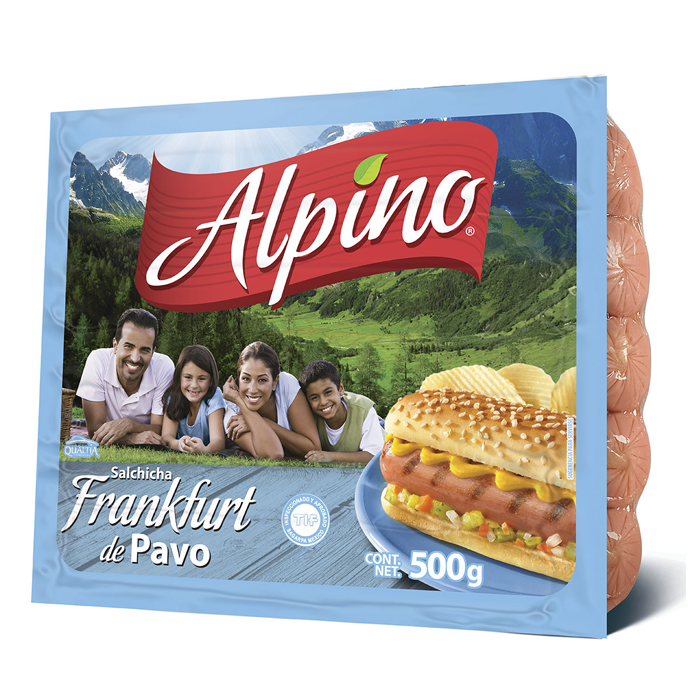 SALCHICHA FRANKFURT ALPINO 500  GR.