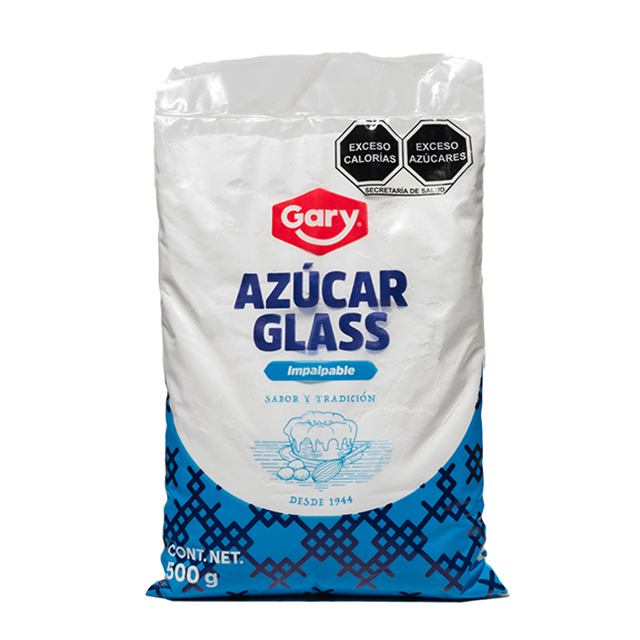 AZUCAR GLASS GARY BOLSA 500  GR.