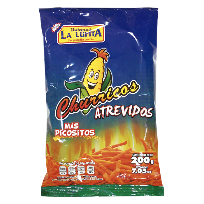 CHURRICOS ATREVIDOS LA LUPITA 200  GR.