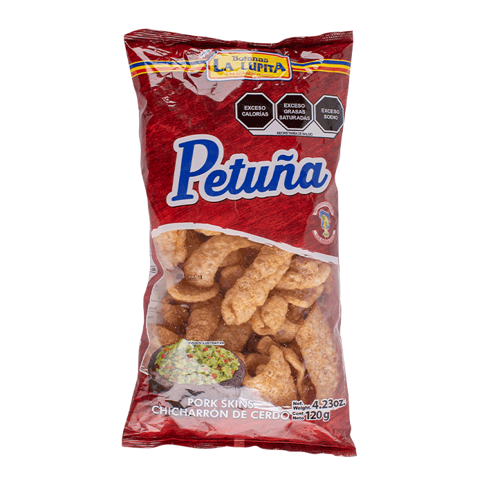 CHICHARRON DE CERDO PETUÑA 120  GR.