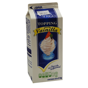 CREMA TOPPING SABOR VAINILLA 2  KG.