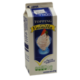 CREMA TOPPING SABOR VAINILLA 2  KG.