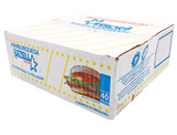 HAMBURGUESA DE RES ESTRELLA A GRANEL CAJA 40  PZA.