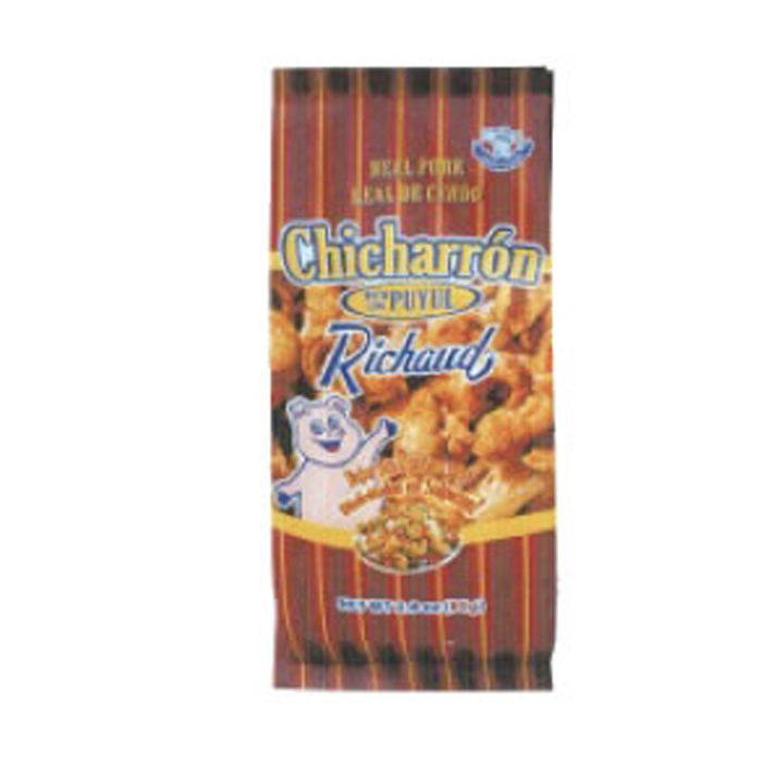 CHICHARRON CON PUYUL RICHAUD 80  GR.