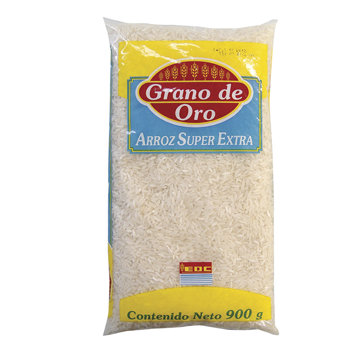 ARROZ SUPER EXTRA GRANO DE ORO 900  GR.