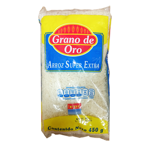 ARROZ SUPER EXTRA GRANO DE ORO 450  GR.