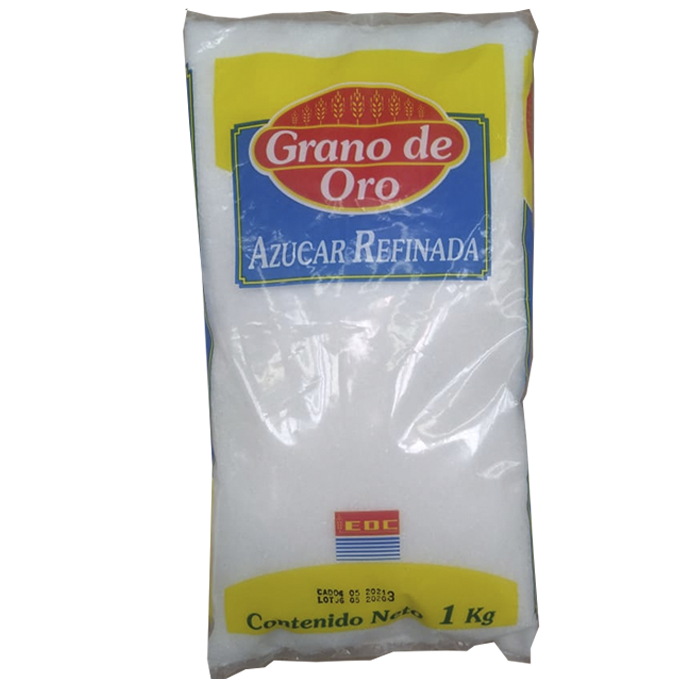 AZUCAR REFINADA GRANO DE ORO 1  KG.