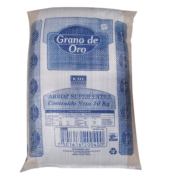 ARROZ SUPER EXTRA 5 % GRANO DE ORO 10  KG.