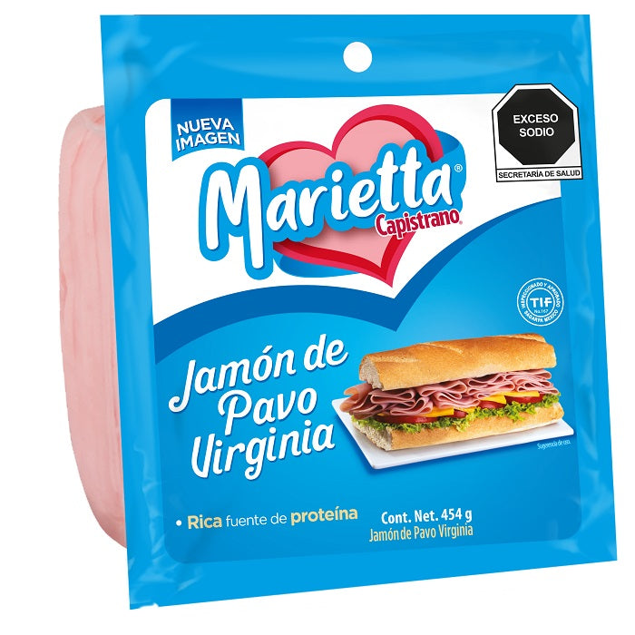 JAMON DE PAVO VIRGINIA MARIETTA 454  GR.